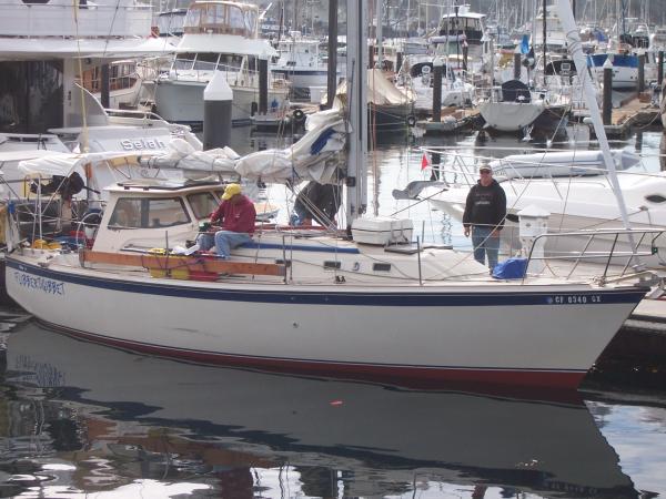 At the dock in Monterey Calif