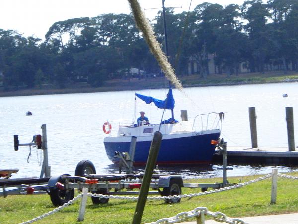 at the dock
