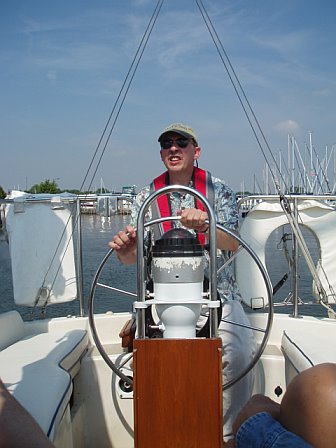 At the helm of my club's O'Day