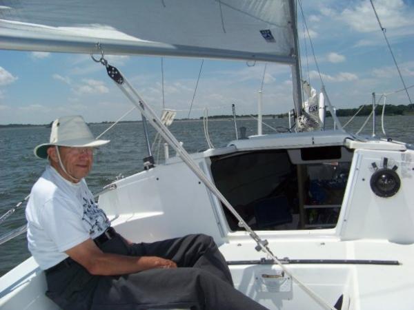 Awesome grandpa! He bought this boat new!