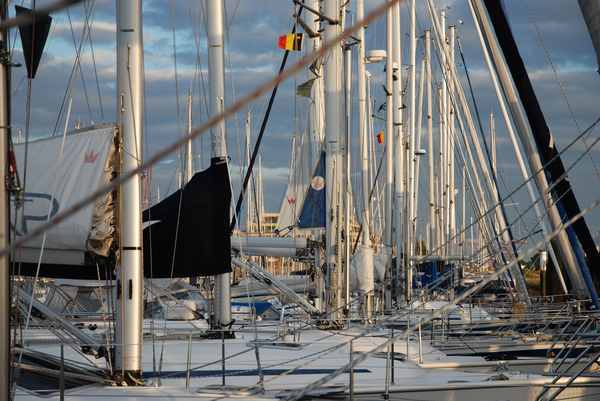 Back home to our home harbour in Nieuwpoort (Belgium) at sundown