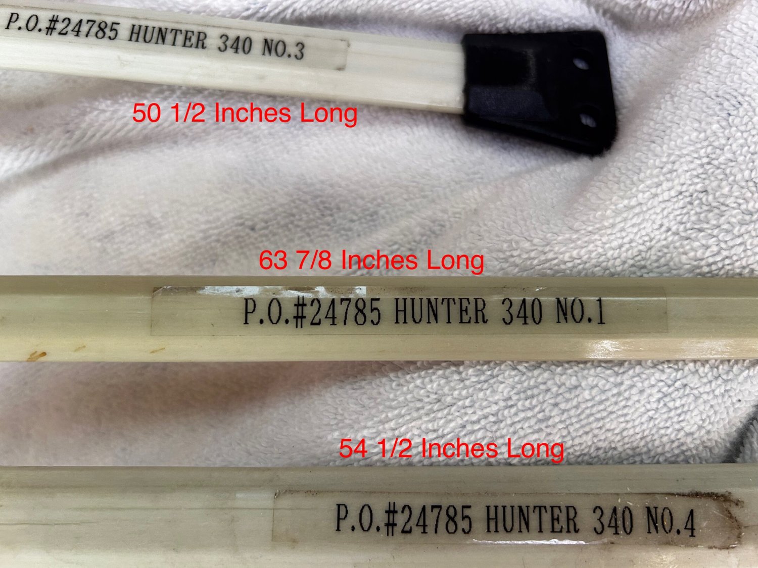 Batten Numbers and Lengths