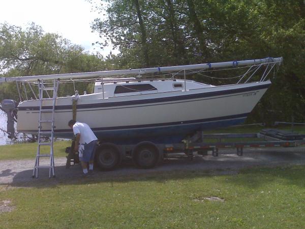 Being launched for the first time by a contracted hauler