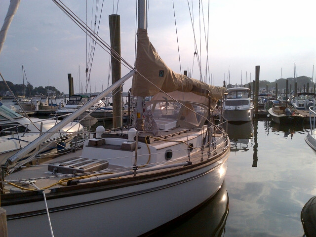 Berth at Brewers, Bruce and Johnson, Marina, Branford, CT