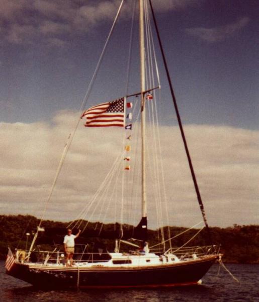 Bifrost on Black Sound, Bahamas 2002