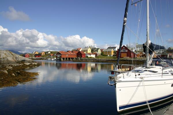 Bjørnsund fishing village.