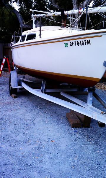 Bottom paint completed