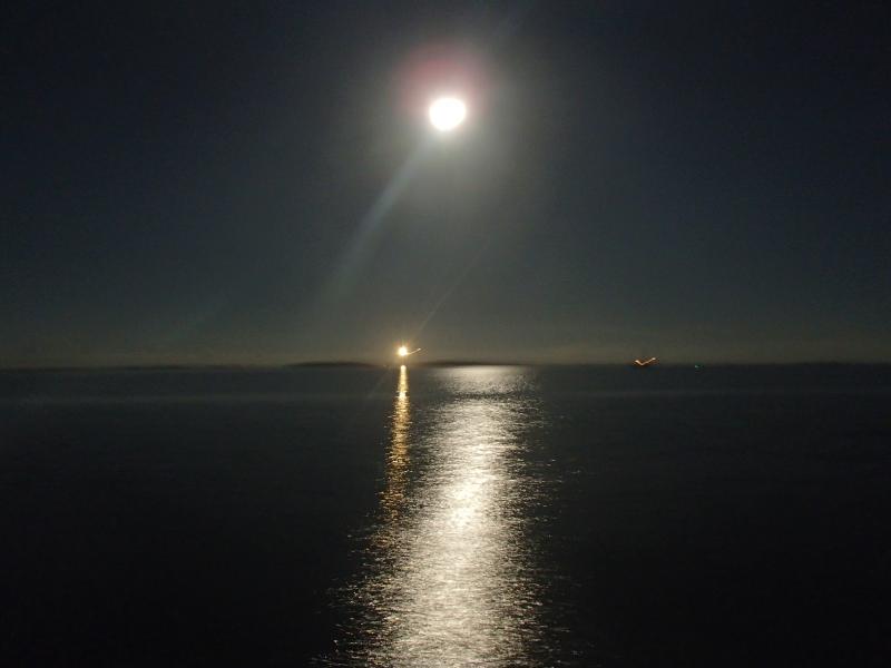 Cape Lookout and Full Moon 8/2013