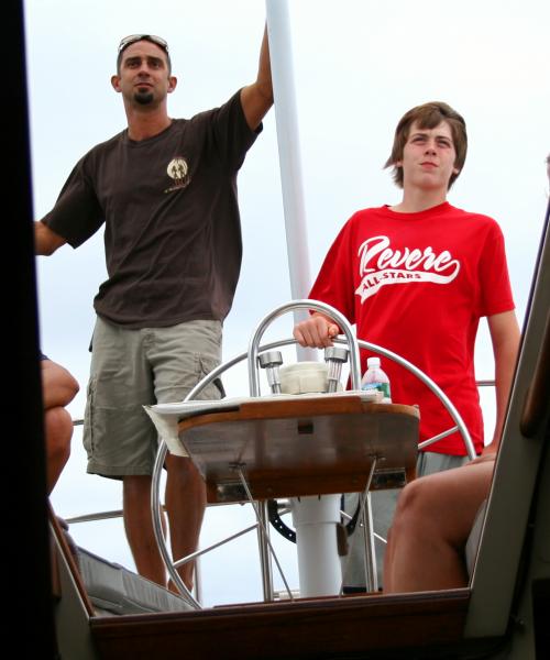 Captain &amp; the Kid - Sailing on Narragansett Bay