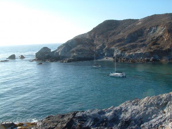 Catalina anchorage