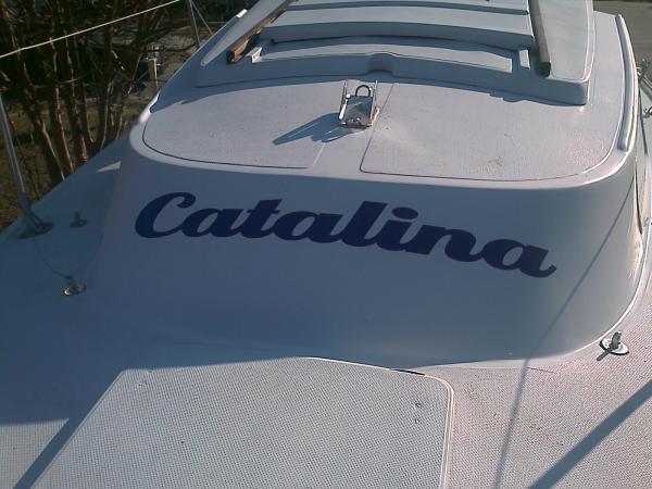 catalina lettering front