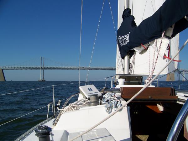 Chesapeake Bay bridge coming up.