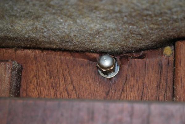 Collapsing deck step.