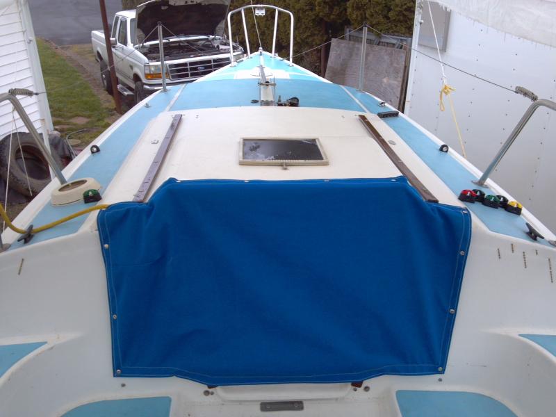 companionway hatch cover canvas