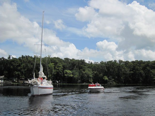 Cruising on Dunns Creek
