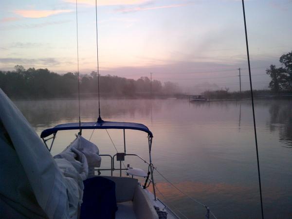 Dawn Chesapeake City 10/2011 returning home