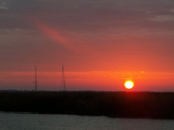 Day 19 St Augustine Creek Sunrise off the ICW