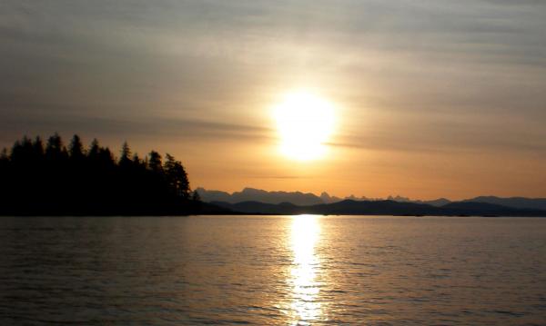 Departing Drew Harbour early morning April 2009 to drop some prawn traps. This is the kind of morning that makes me feel alive and thankful that I live where I do!