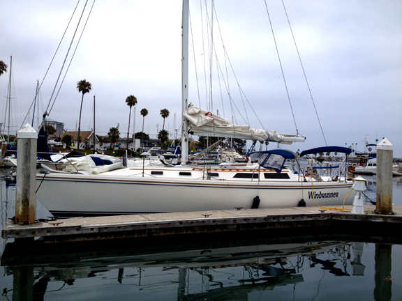 Dockside Oceanside on the way to San Pedro from San Diego.