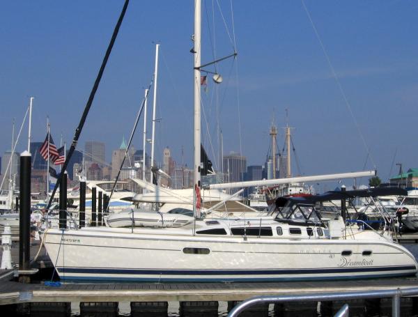 Dreamboat resting after wild ride down the East River