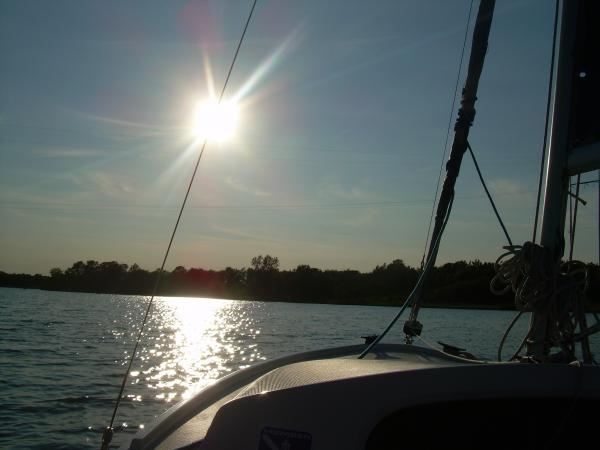 DS3 on Evergreen Lake on lazy summer evening