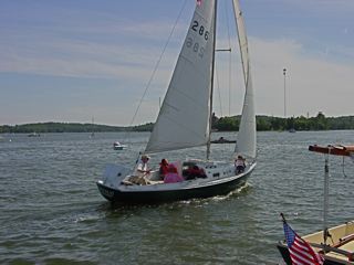 DSC04357  Passing by the yacht club