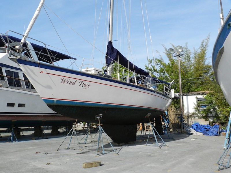 DSCN0770  Morgan 384  Tarpon Springs  Florida
In the boat yard