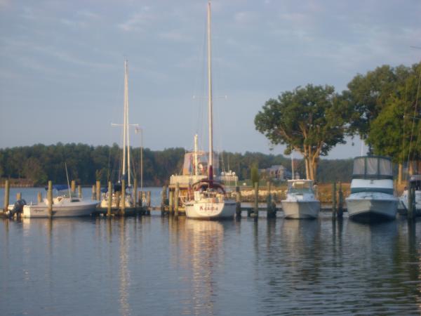 Early morning at Horn Harbor on the Great Wicomico River