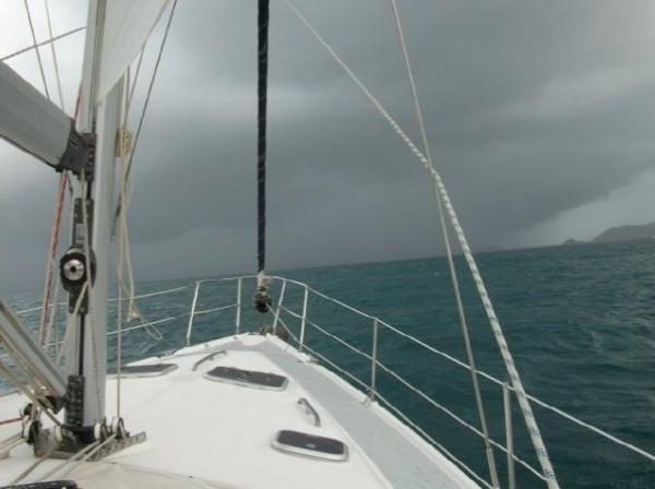 Edge of Hurricane Emily - BVI