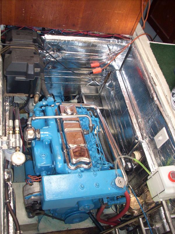 ENGINE BAY LOOKING AFT &amp; TO LEFT