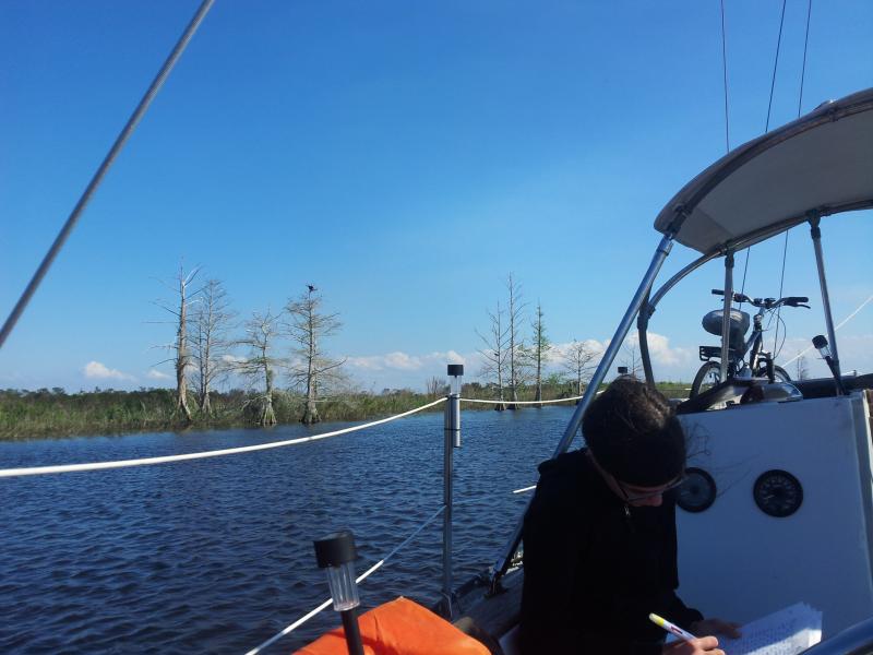 Entering Lake Okeechobee