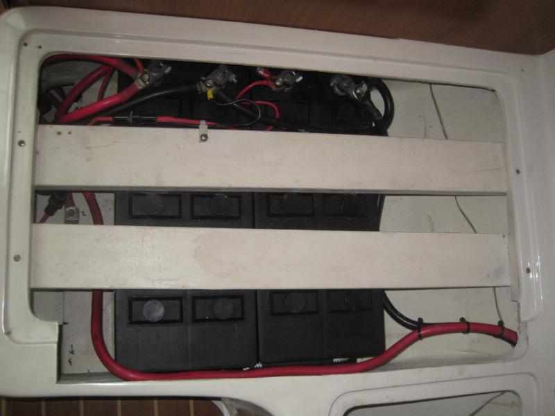 Existing house batteries now connected in parallel