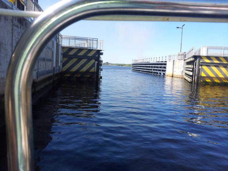 Exiting 1st lock