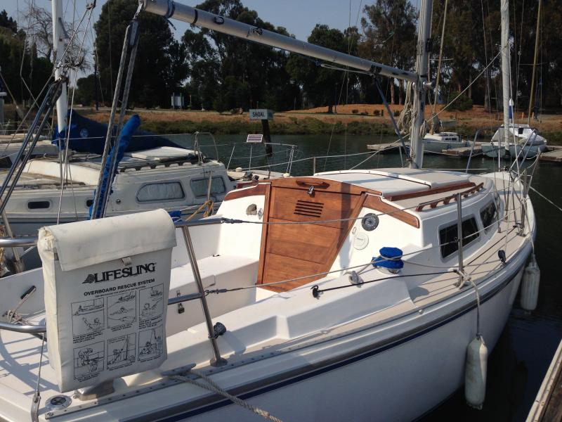 Finished teak oil, on to the next project on the boat.