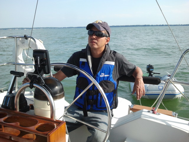 First sail of the season