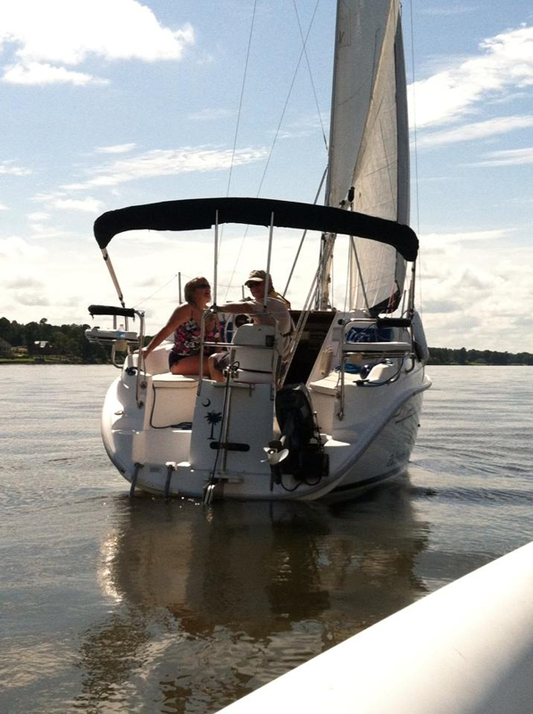 First sail on our H260