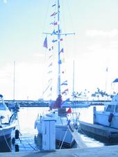 Fourth of July at Ala Wai boat harbor in Waikiki.