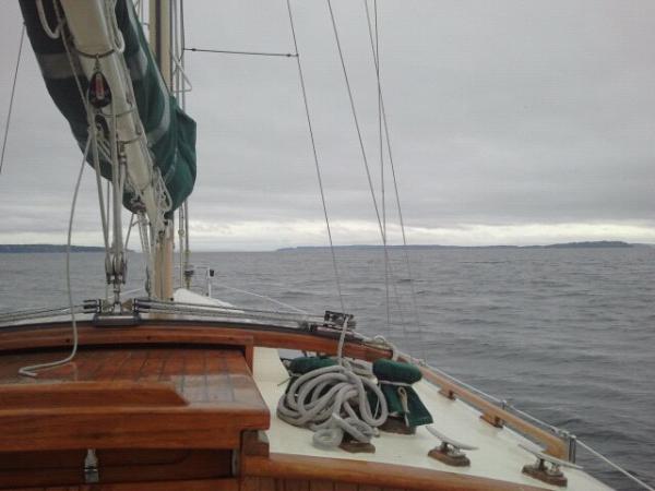 From the helm of a Tayana 37