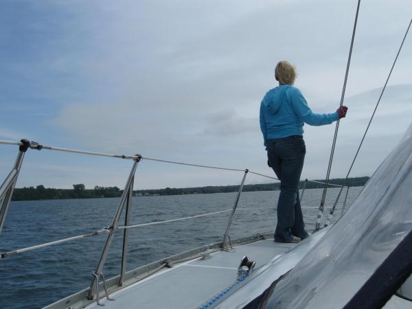 Heading for Madeline Island Yacht Club