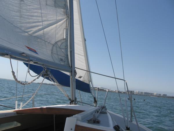 heading  into San Diego Bay