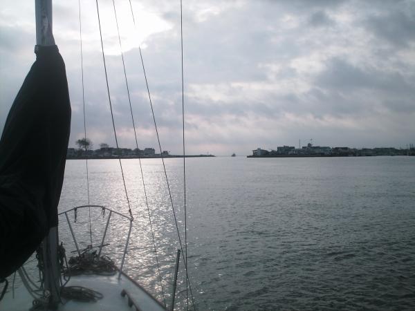 Heading out Manasquan inlet