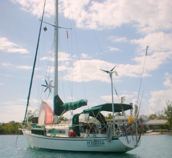 HERMES in Man-O-War, bahamas