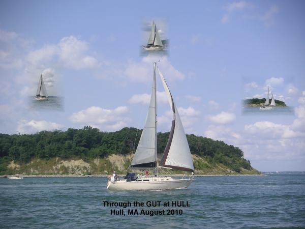 HULL  Sailing through Hull Gut  with 2010