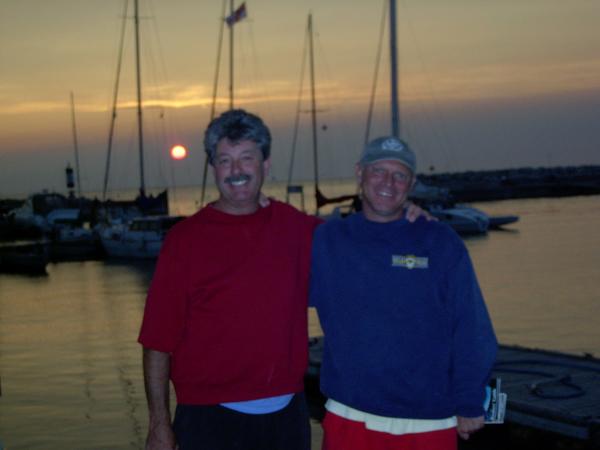 Huron 04 46 George &amp; Mike at Port Elgin, Ontario