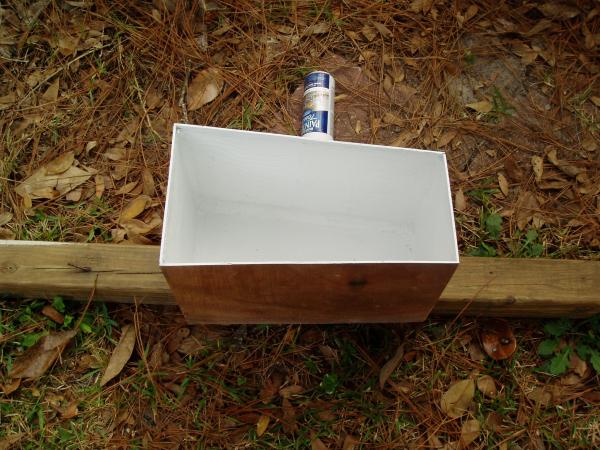 Ice box made out of 1/8&quot; plywood and then it will have 4&quot; of insulation and have a 1/4&quot; outer shell.