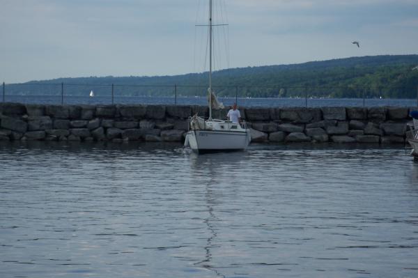 inside the breakwater