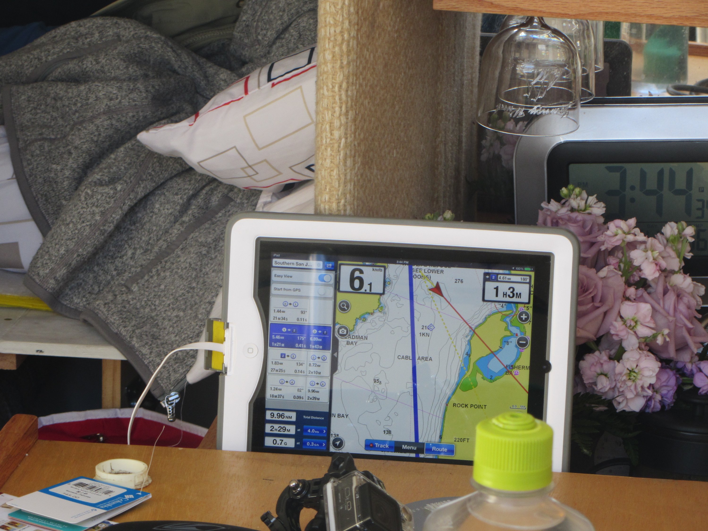 iPad with Navionics