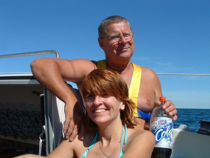 Jack and Bonnie on Boat