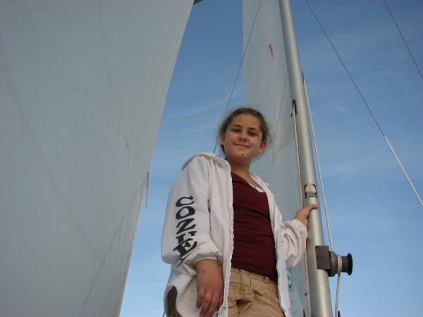 Katie loves sailing