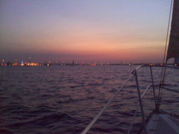 Kemah at dusk.